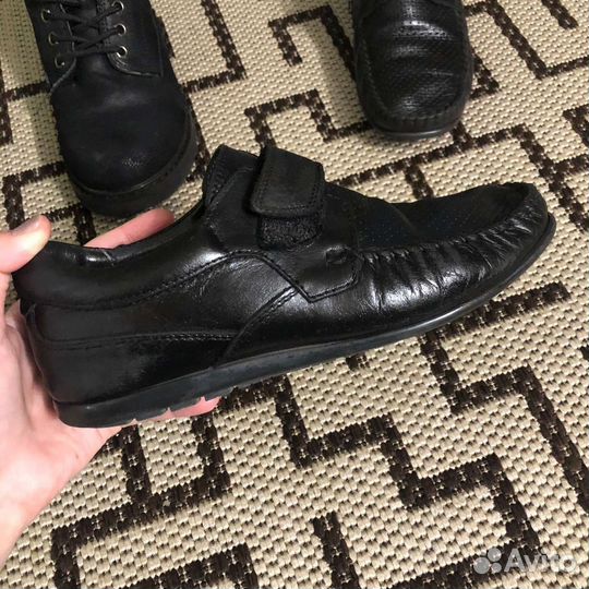 Ботинки, туфли кожа