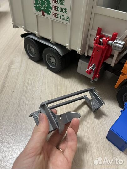 Брудер bruder мусоровоз большой