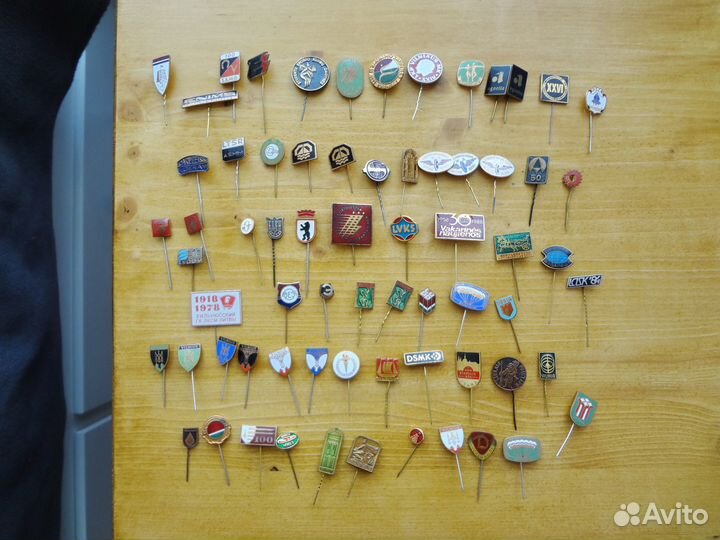 Набор значков СССР 98 штук