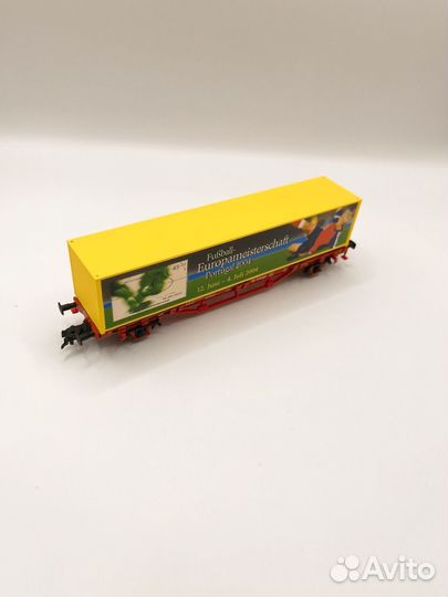 Вагон платформа с контейнером Piko 1:87 H0