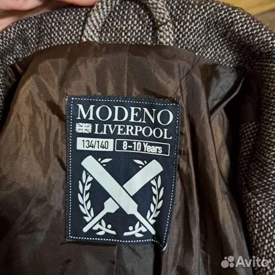 Пиджак тёплый рост 140