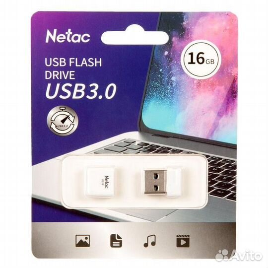Флеш-накопитель (флешка) 16Gb Netac USB 3.0 NT03U1