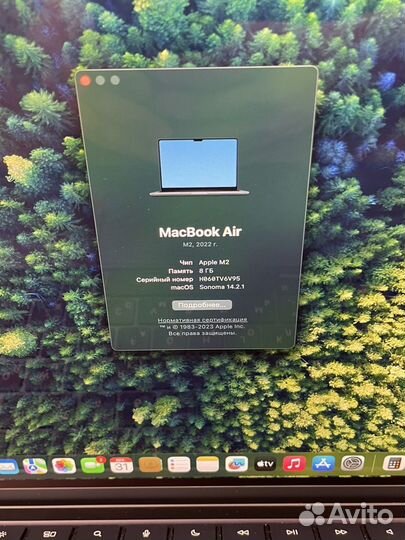 MacBook Air 13 M2 2022 8GB 256