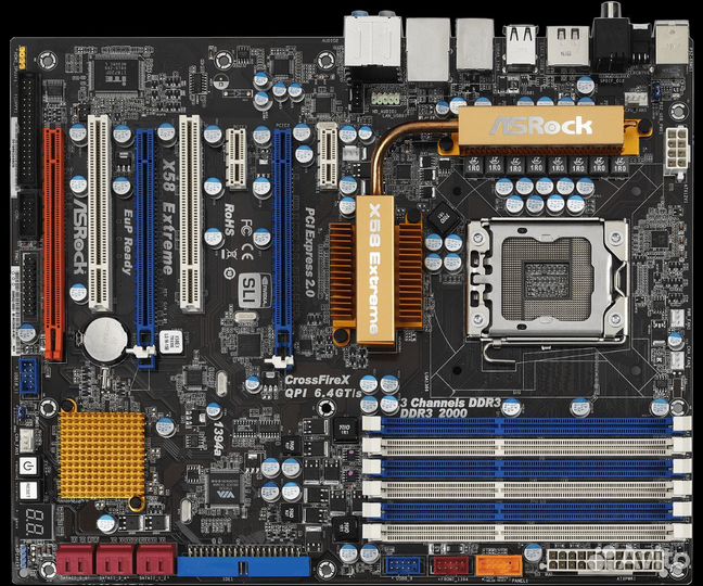 Материнская плата Asrock x58 extreme + core i7 920