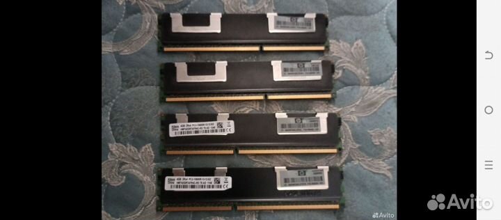 Оперативная память ddr3 16gb (4х4gb) 1600