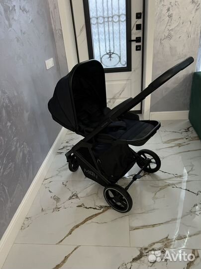 Коляска Moon Kombi Style Navy Melange 2 в 1