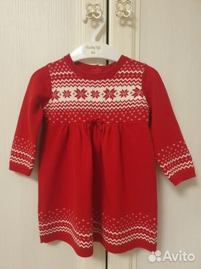 Платье детское скандинавский стиль на 1 год