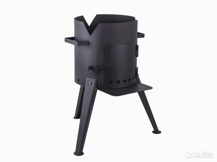 Печь разборная с дверцей для казана 10 литров