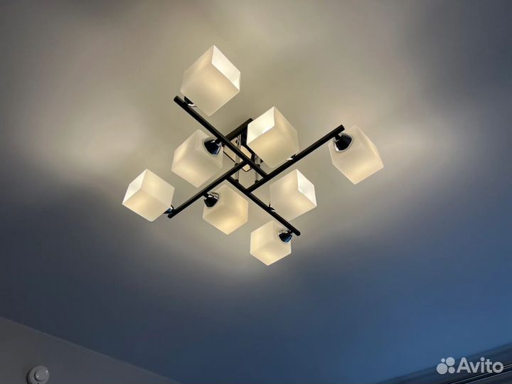 Установка люстры, бра, спотов