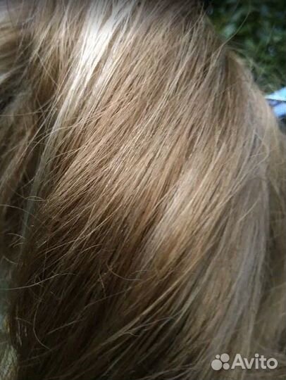 Хвост на ленте русый