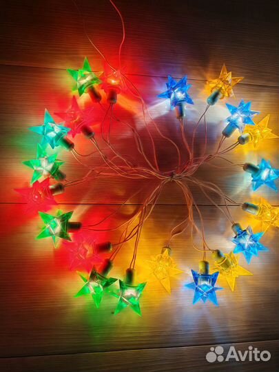 Гирлянда СССР кристалл