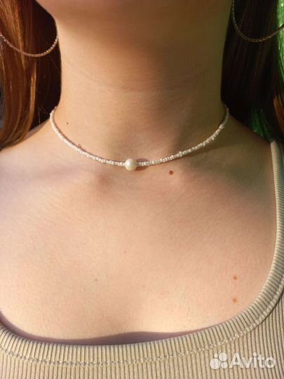 Чокер из бисера