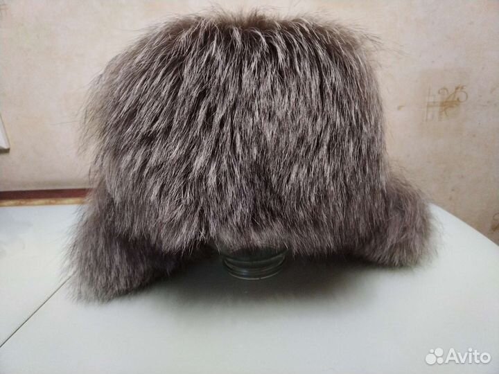 Шапка мужская чернобурка