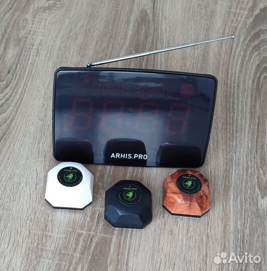 Кнопки вызова официанта модель Бургер и табло