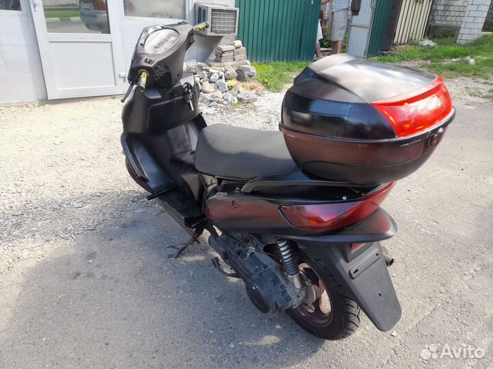 150 кубов, большай удобный надежный