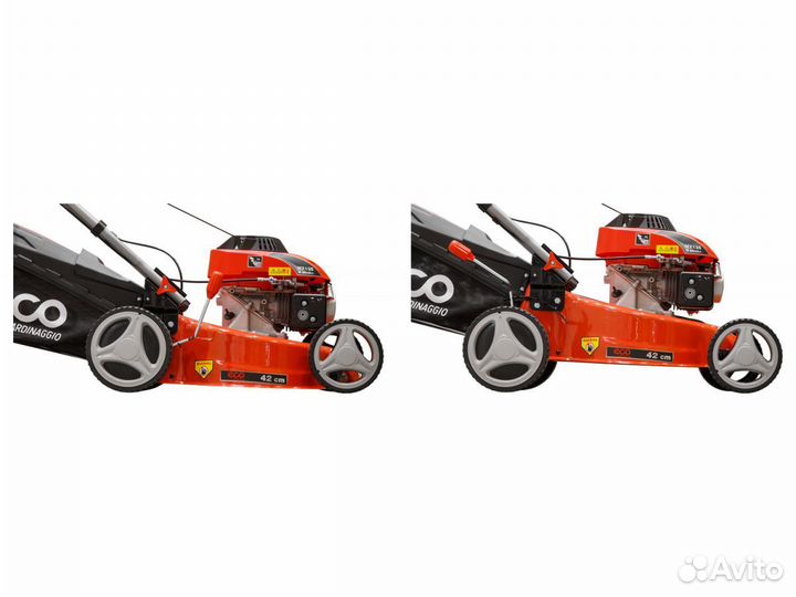 Газонокосилка бензин ECO LG-434 самоходная 3.5 л.с