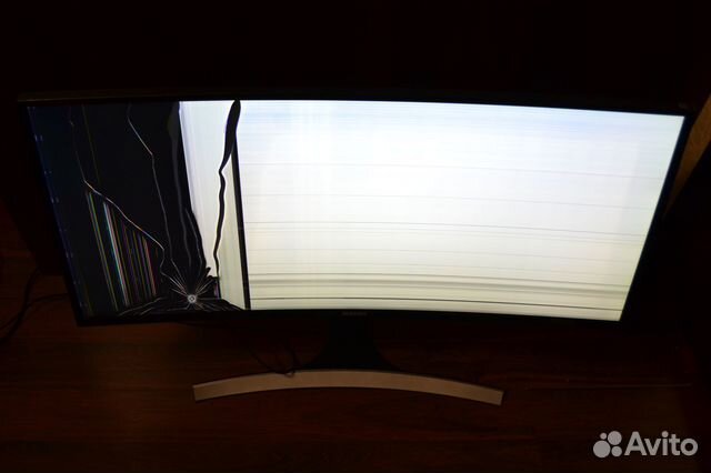 Разбитые LED мониторы Samsung и фирменные бп