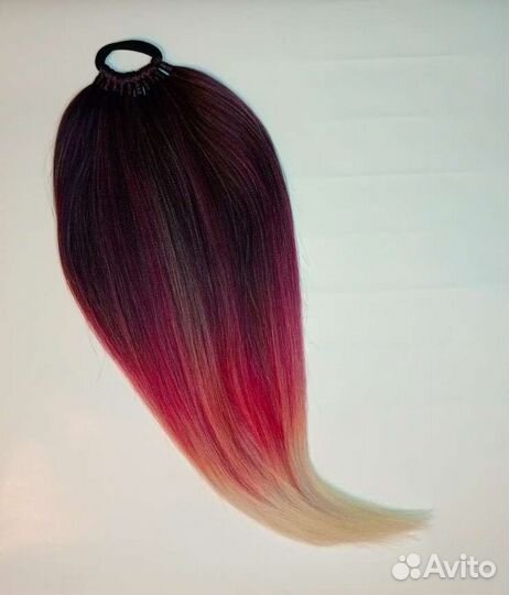 Детские хвостики на резинке