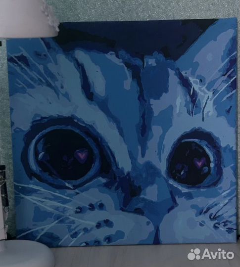 Раскрашиваю картины по номерам и алмазную мозаику