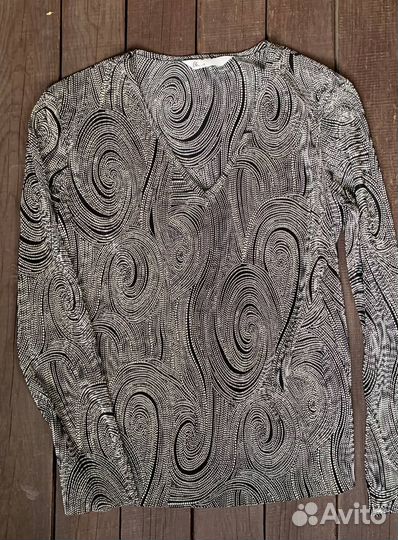 Bhs кофта гофре с длинным рукавом 48