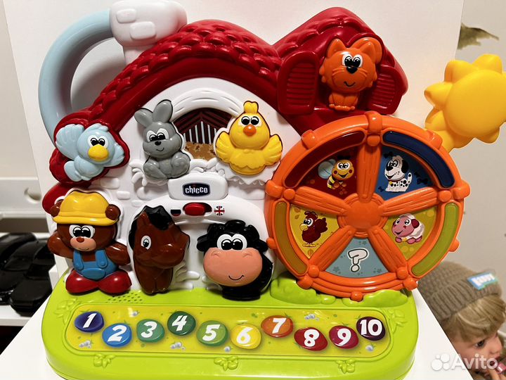 Развивающие игрушки chicco, fisher price