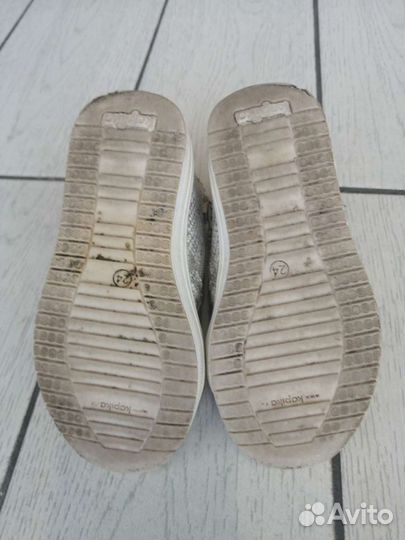 Ботинки демисезонные для девочки 24 размер