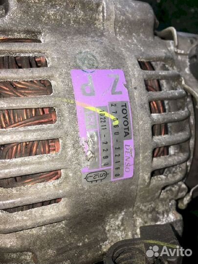 Генератор 1ZZ-FE Toyota Avensis AZT250 2706022160