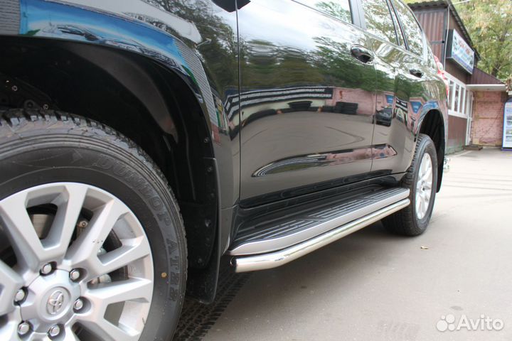 Защита порогов на Land Cruiser Prado 150 прадо 120
