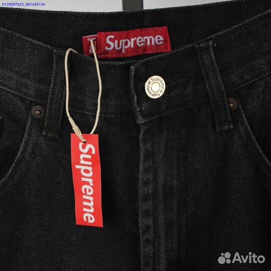 Джинсовые шорты Supreme (Арт.57740)