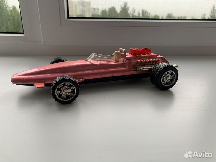 Игрушка машинка гонка СССР