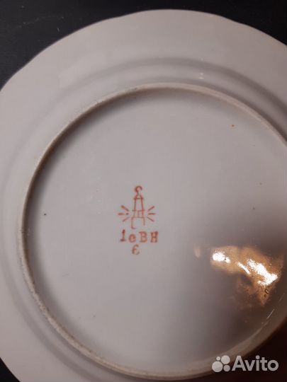 Тарелка Дружковский фарфоровый завод