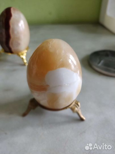 Яйцо из оникса, 2 штуки