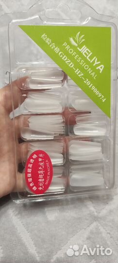 Гелевые типсы для наращивания ногтей