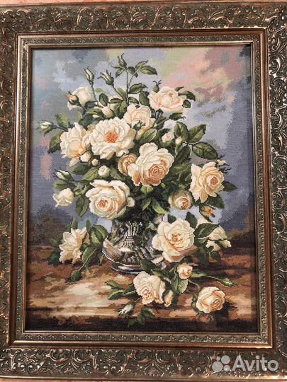 Картина вышитая крестом 