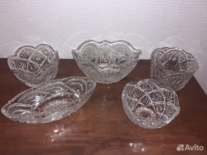 Хрустальная посуда СССР