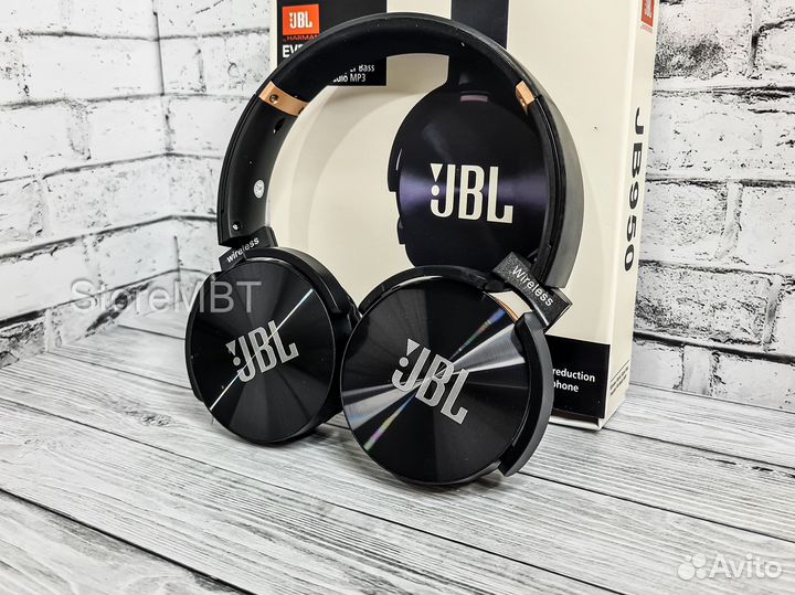 JBL наушники накладные, Блютуз, Bass - Новые