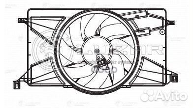 Вентилятор радиатора Ford Focus III (11) (с