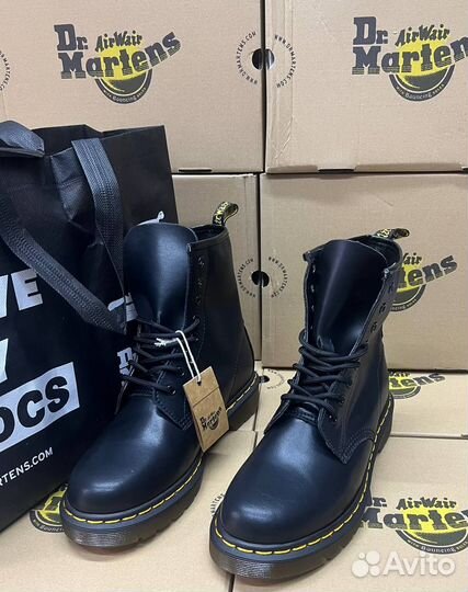 Ботинки Dr.Martens чёрные унисекс без меха