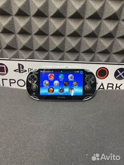 Sony ps vita прошитая 64гб + 24 игры