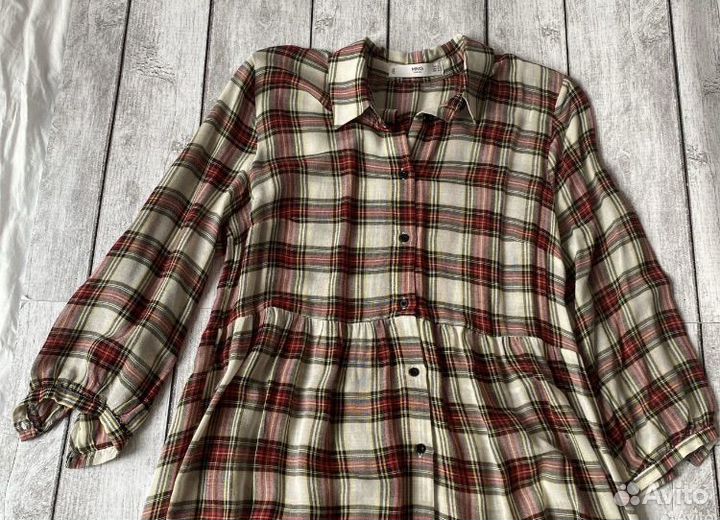 Платье zara 44-46 льняное