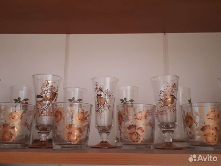 Стаканы и фужеры стекло новые