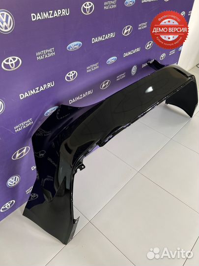 Бампер Задний Toyota Camry V70 (2018) черный (218)