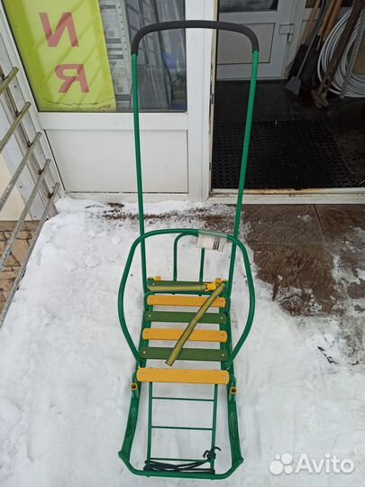 Детские санки с колесами Тимка