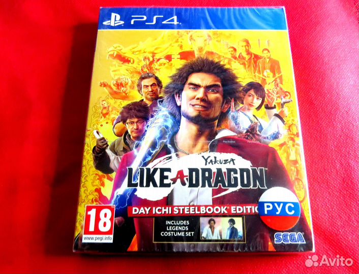 Yakuza Like Dragon Day Ichi Steelbook Edit. PS4/5
