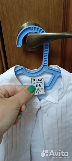 Рубашка для девочки 116- 122