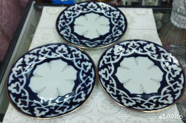 Тарелки для плова 3 шт. Узбекистан
