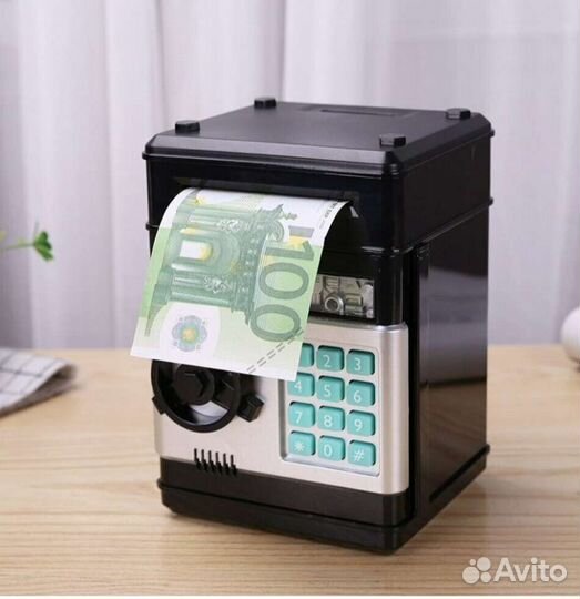 Копилка сейф музыкальный кодовый 20х13х12