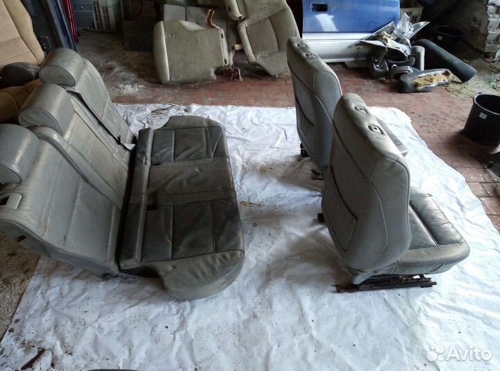 BMW X5 E53 салон сиденья кожаные