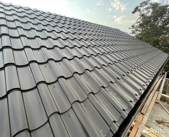 Металлочерепица кровля профнастил шифер