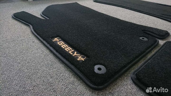 Автоковрики для Geely Atlas (NL-3), чёрн